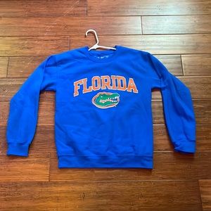 Blue Florida Gators Crewneck, Size S